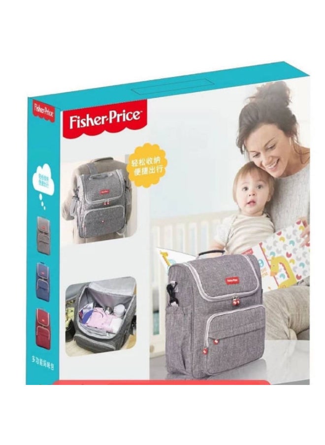 Fisher-Price Diaper Bag with Insulated Bottle Pockets and Changing Sheet  - Image 3