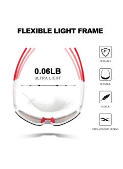 Karsaer Sports Baseball Sunglasses Men Women Visor Cycling Glasses Mtb Running Driving Fishing Baseball B5105  - Image 3