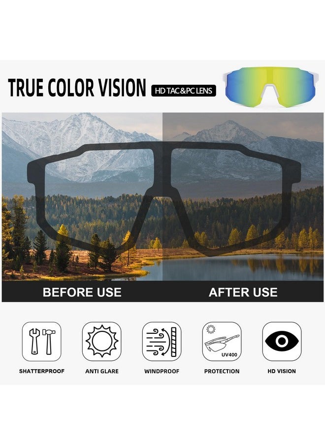 Karsaer Sports Baseball Sunglasses Men Women Visor Cycling Glasses Mtb Running Driving Fishing Baseball B5105  - Image 5
