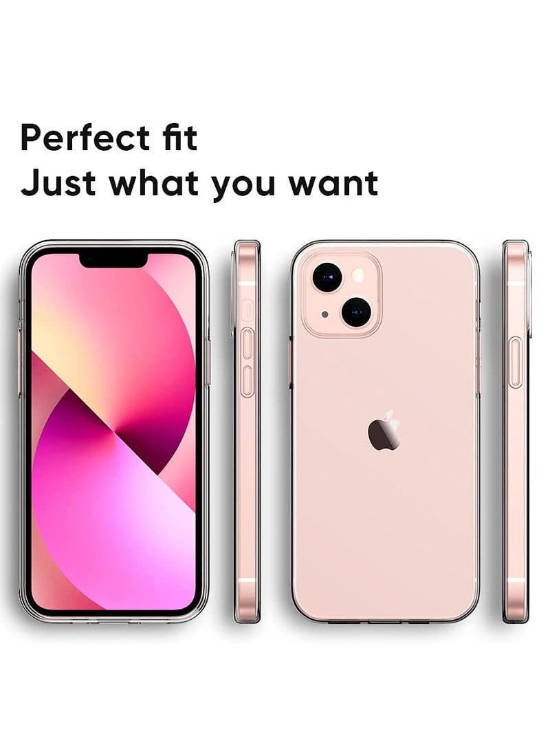 BORTONY - iPhone 13 Case Cover Ultra Slim Thin Scratch Resistant for iPhone 13 6.1-inch Rubber Soft - Image 1