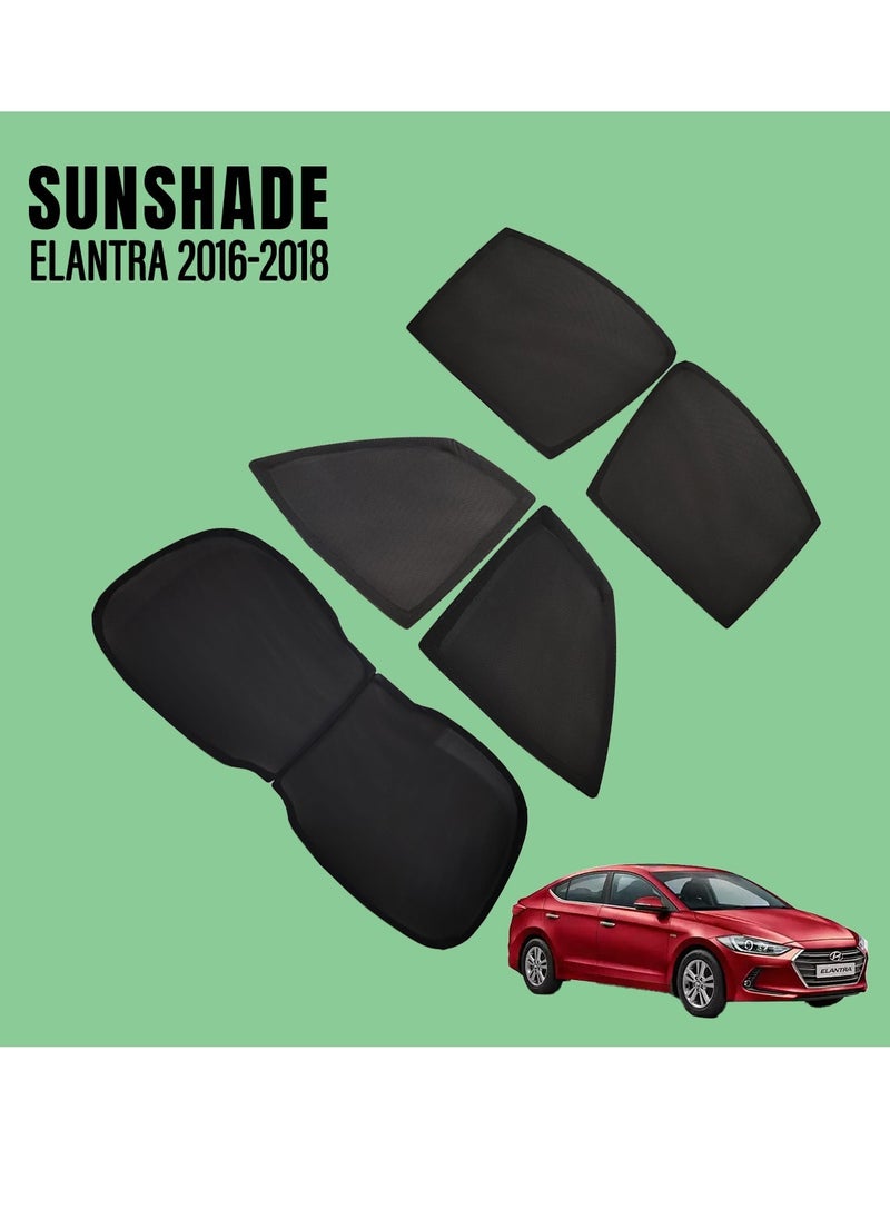 Sunshade All Car Side UV And Heat Protection Front Back Sides Sun Shades High Quality For Elantra 2016 2018  - Image 1