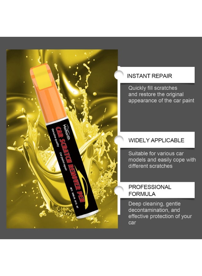 Homonth Car Scratch Repair Paint Pen Auto Touch Up Pearl White Color Quick Fix Scratch Remover Easy to Use Vehicle Paint Touch-Up - Image 4