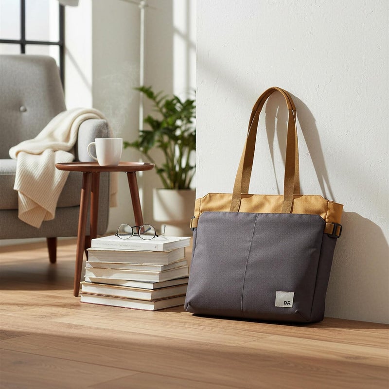 Daily Objects Key Tote Bag For Women & Girls | Stylish Ladies Purse for Everyday Essentials | Fits any Laptop Upto 15.6 Inch | Padded Laptop Compartment - Image 4