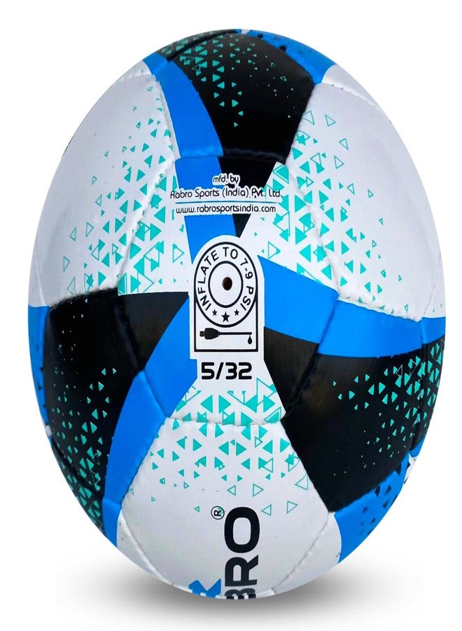 Rabro Football, Football Size 5, Maxima White Blue Football/Soccer Ball Official Size & Weight - Image 2