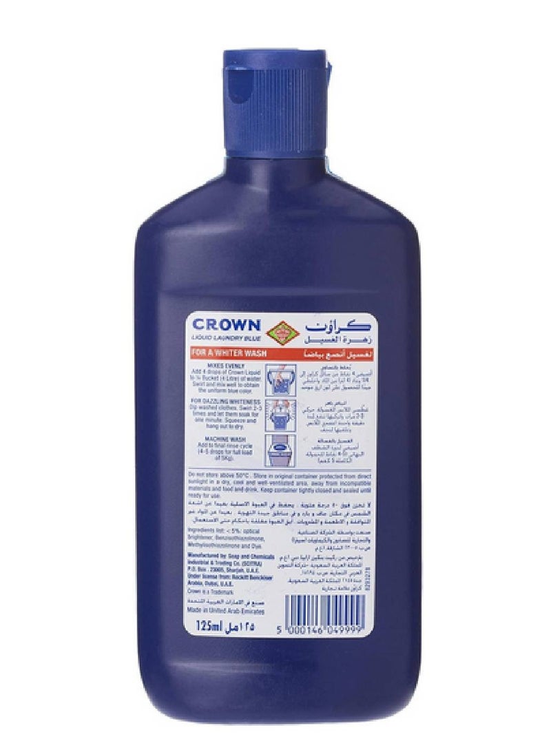Crown Blue Laundry Liquid - 125 ml - Image 2