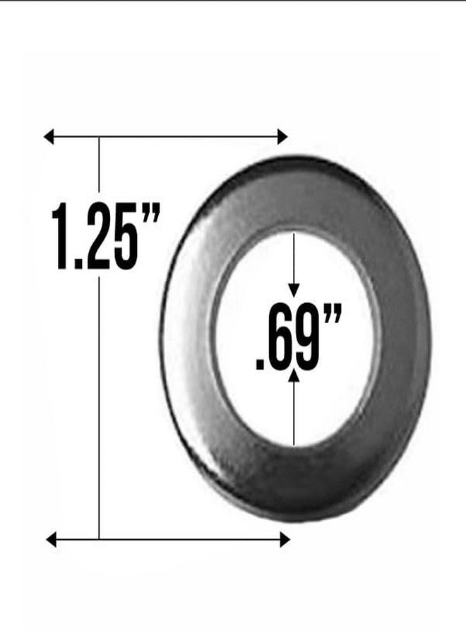 ezaccessory Cragar Standard Mag Lug Nut 1/2"-20 with Center Washer Pack of 20 8204-779 - Image 5