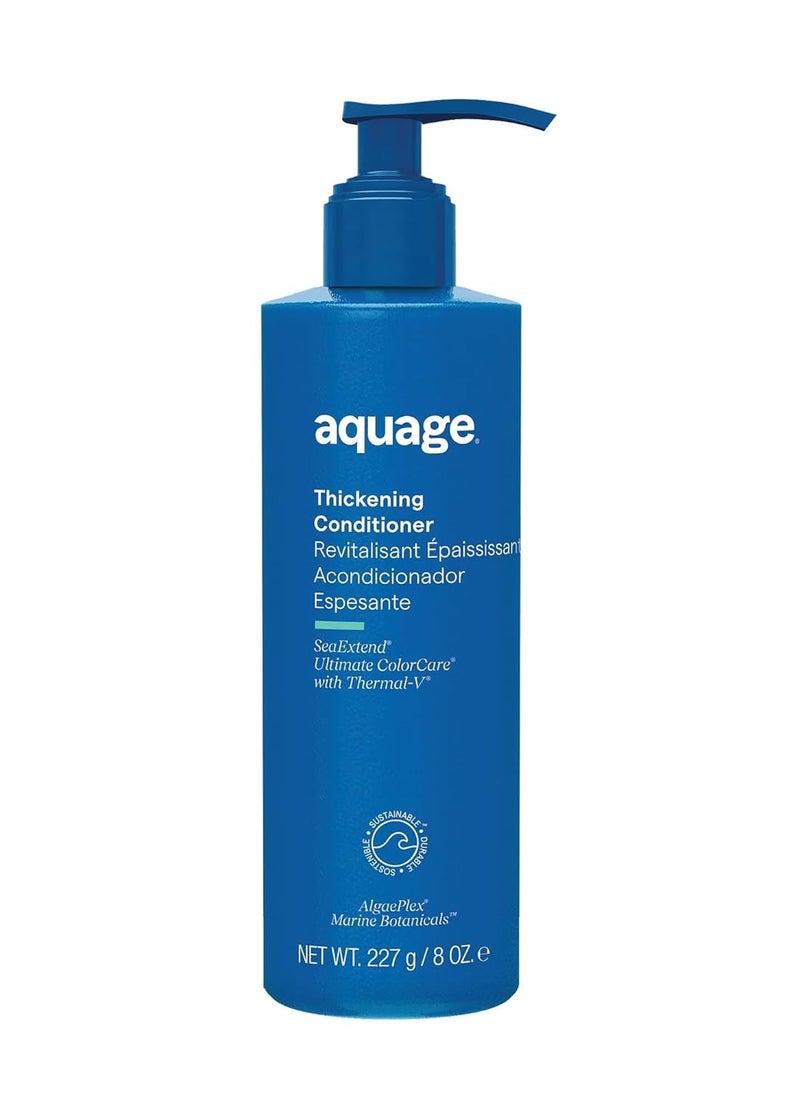 Aquage Aquage SeaExtend Thickening Conditioner, Thermal-V Technology Seals Heat Out, Adds Volume, Shine, Fullness Without Frizz, 8 oz.  - Image 1