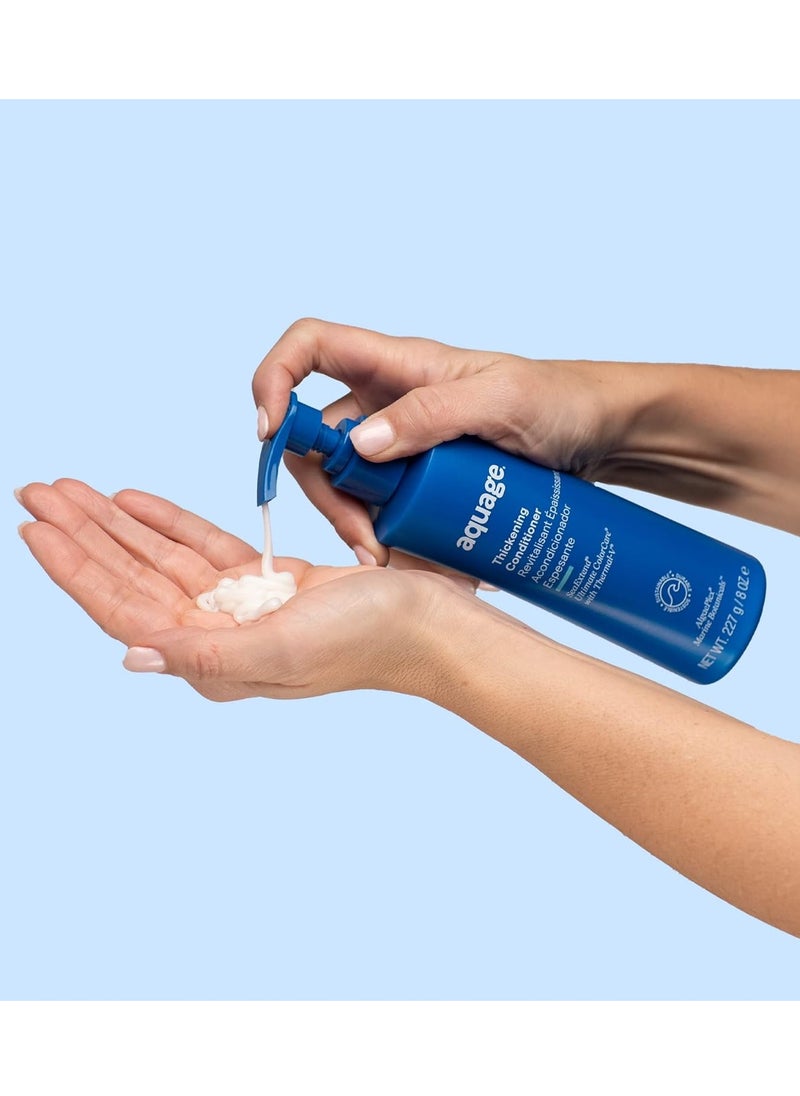 Aquage Aquage SeaExtend Thickening Conditioner, Thermal-V Technology Seals Heat Out, Adds Volume, Shine, Fullness Without Frizz, 8 oz.  - Image 2