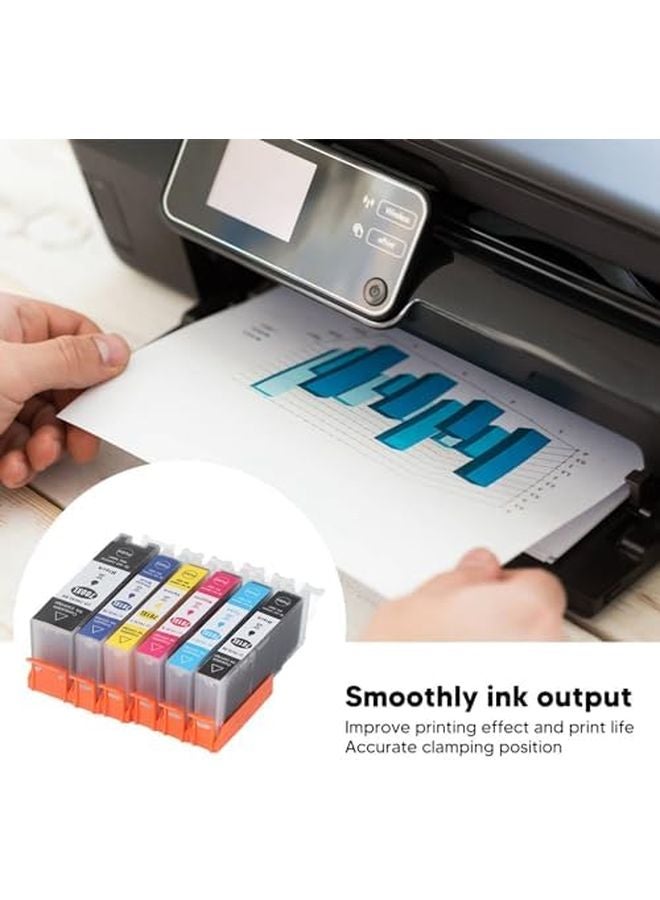 Canon PIXMA Printer Ink Cartridge 6 Color Set for TS707 TR8570 TS8170 TS8270 TS9170 Models - Image 5