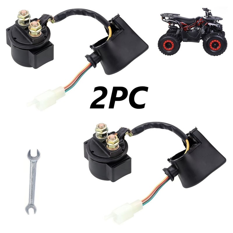 2Pcs Universal Starter Motor Suitable For GY6 50CC 250CC Off Road Motorcycle Beach Bike ATV Sports Scooter - Image 1