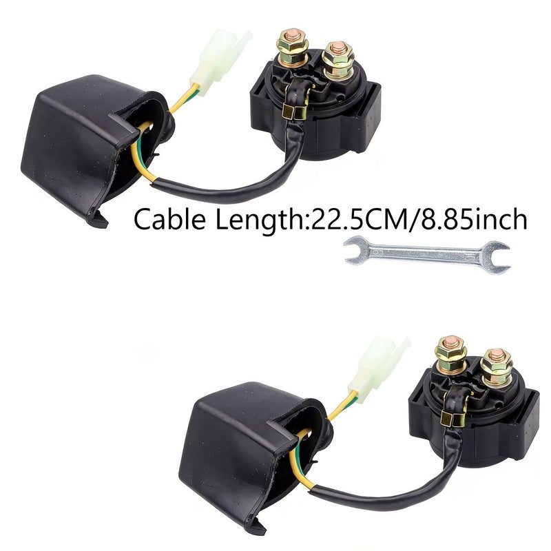 2Pcs Universal Starter Motor Suitable For GY6 50CC 250CC Off Road Motorcycle Beach Bike ATV Sports Scooter - Image 3