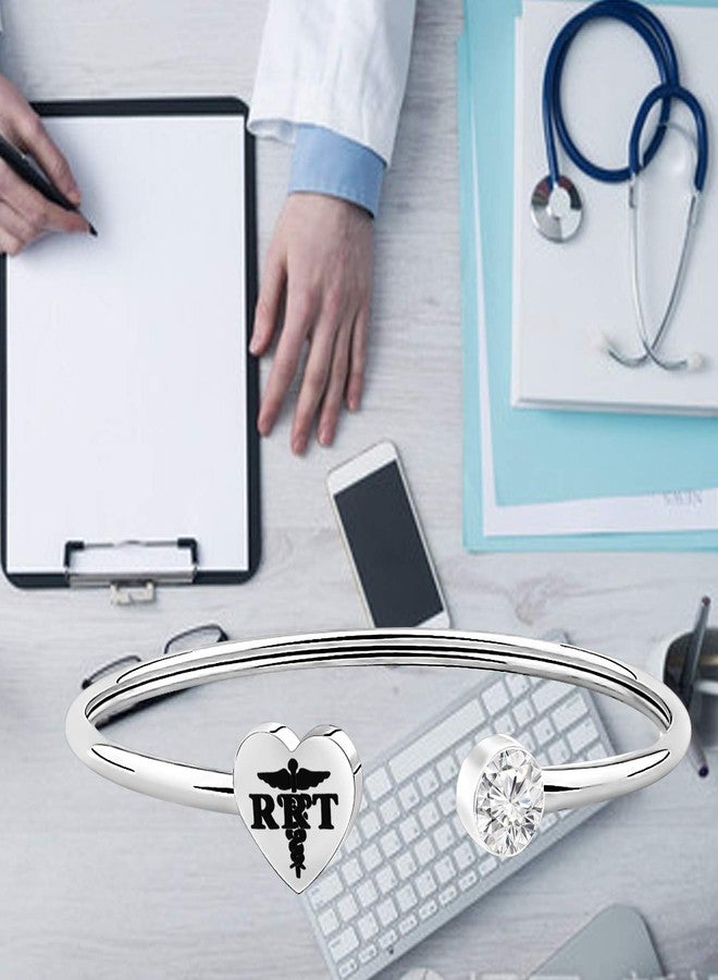 SEIRAA RRT Bracelet Registered Respiratory Therapist Gift RRT Therapy Jewelry for Nursing School Graduation (RRT bangle) - Image 5