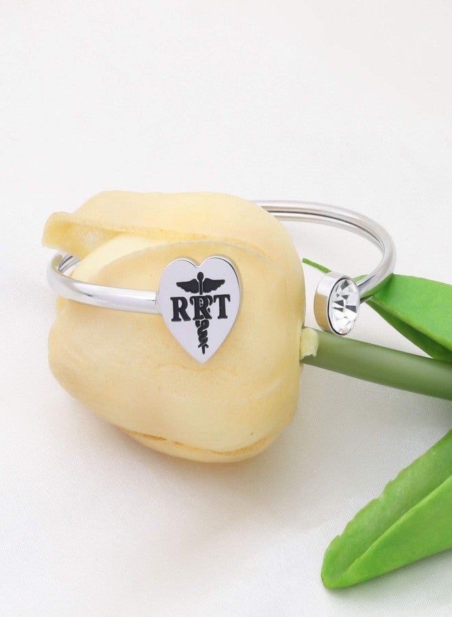 SEIRAA RRT Bracelet Registered Respiratory Therapist Gift RRT Therapy Jewelry for Nursing School Graduation (RRT bangle) - Image 4