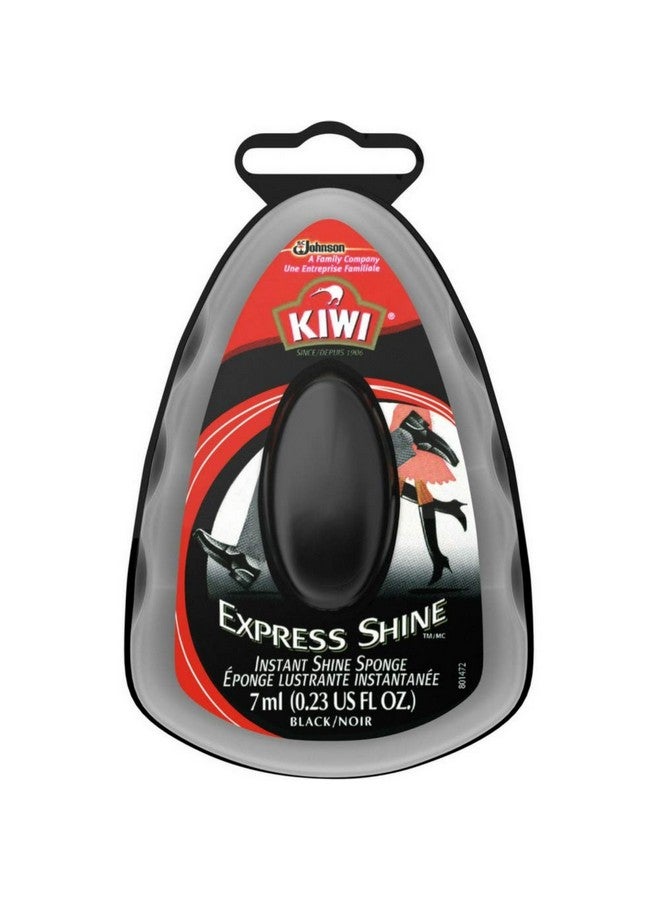Kiwi Express Shine Black Sponge, 0.2 US fl. oz. (Pack of 3)