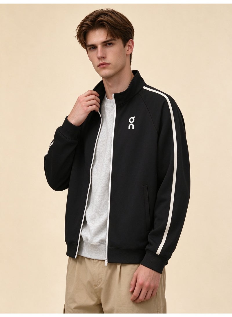 On Running Unisex Stand-Up Collar Full-Zip Jacket, Black - Image 4