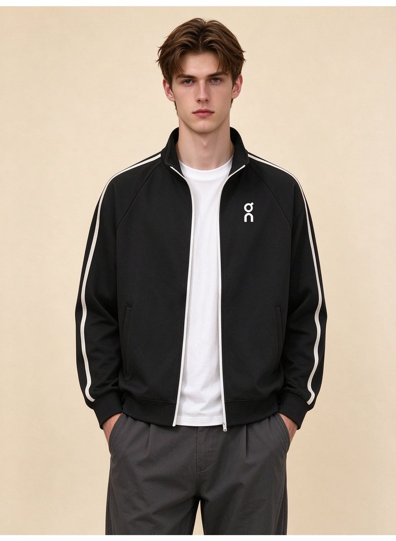 On Running Unisex Stand-Up Collar Full-Zip Jacket, Black - Image 2