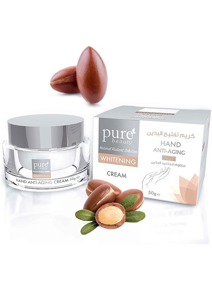Pure Beauty Whitening Hand Anti-aging Cream with SPF 15 , 50gm