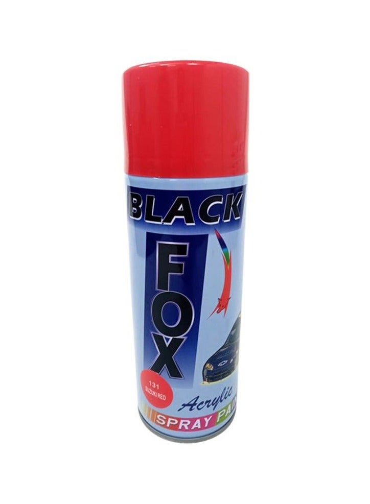Black Fox Glossy Shine Acrylic Spray Paint for Cars  Red Color 3 pcs - Image 4