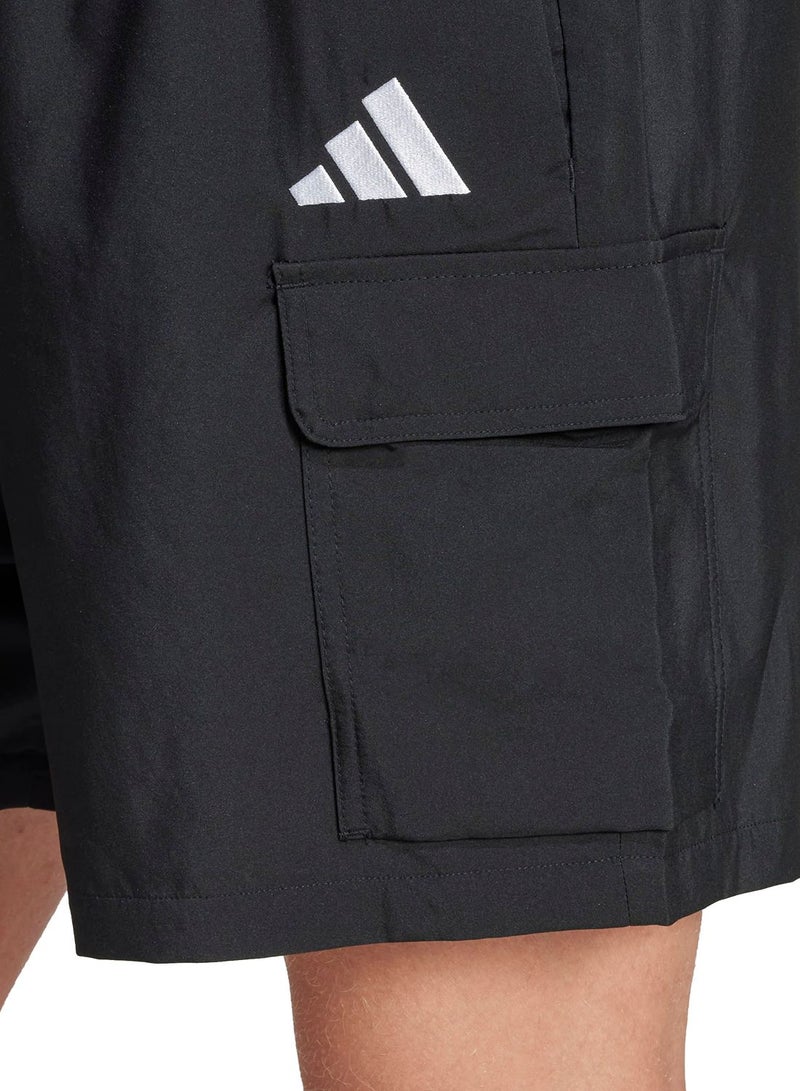 Adidas Essentials Small Logo Cargo Chelsea Shorts - Image 4