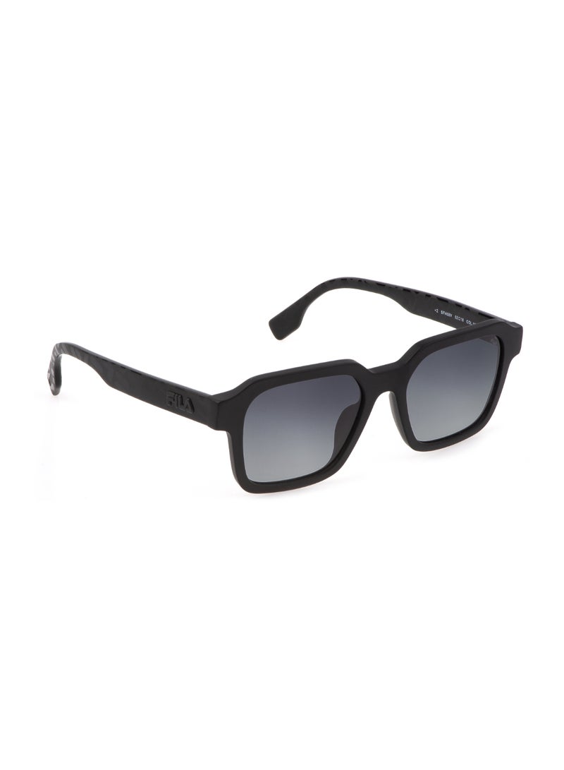FILA Unisex Square Shape  Acetate Sunglasses SFI458V520703 - Lens Size: 52 Mm - Matt/Sandblasted Black - Image 2