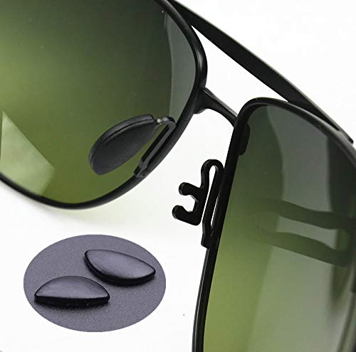 BEHLINE Eyeglass Nose PadsBEHLINE 5 Pairs Nosepads Nose Piece Replacement for Sunglasses Eyeglass FramesSoft Silicone AntiSlip Nose Bridge PadsNose Guards Black - Image 2