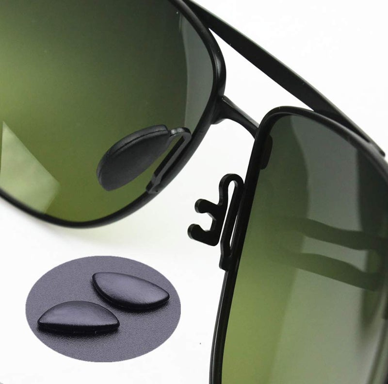 BEHLINE Eyeglass Nose PadsBEHLINE 5 Pairs Nosepads Nose Piece Replacement for Sunglasses Eyeglass FramesSoft Silicone AntiSlip Nose Bridge PadsNose Guards Black - Image 3