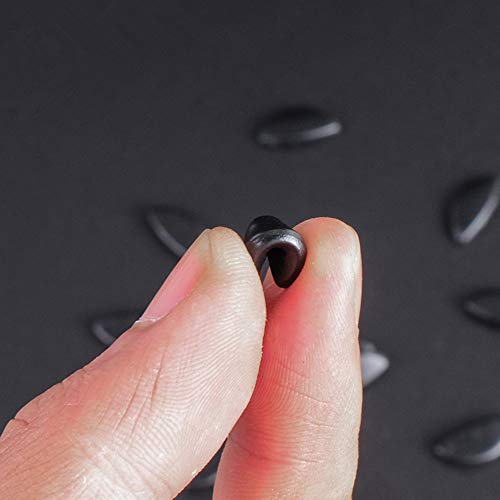 BEHLINE Eyeglass Nose PadsBEHLINE 5 Pairs Nosepads Nose Piece Replacement for Sunglasses Eyeglass FramesSoft Silicone AntiSlip Nose Bridge PadsNose Guards Black - Image 5