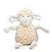HuggleHounds Plush Dog Toy Fuzzy Dog Toy Soft Fleece Interactive Durable Stuffed for Small and Large Breeds with Squeaker Louise Lamb Large - Image 3