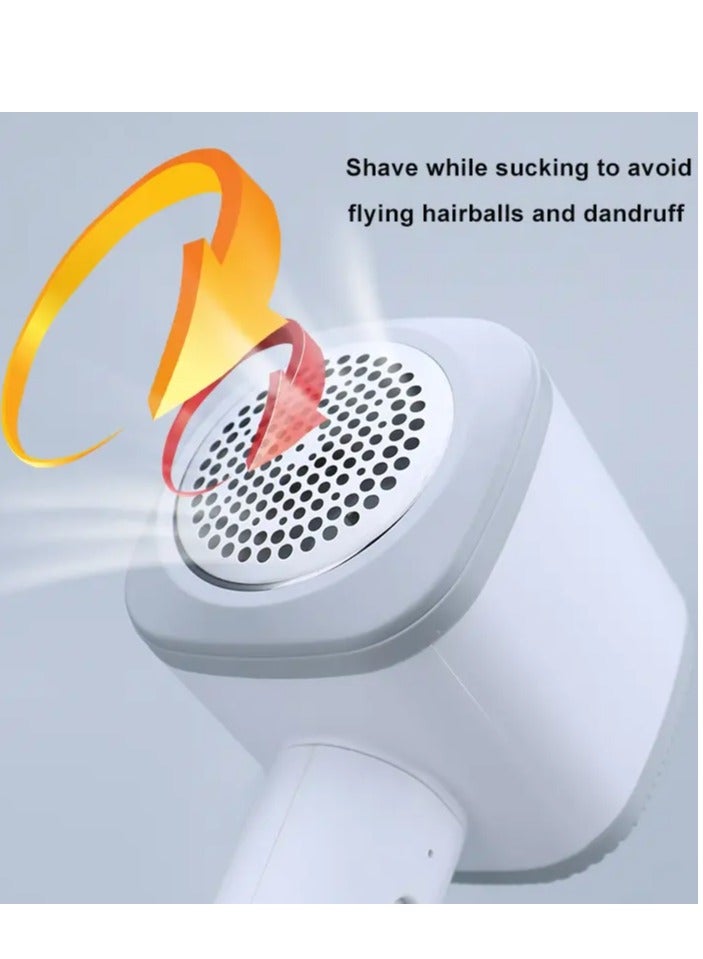 مزيل الوبر من الملابس، ماكينة حلاقة كهربائية للأقمشة، بطارية قابلة لإعادة الشحن عبر USB لإزالة الوبر من الملابس والأريكة وكرات الوبر والأثاث والبطانيات بنفسجي - Image 5