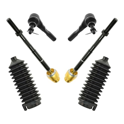 TRQ مجموعة توجيه TRQ الأمامية عمود التوجيه وعمود التوجيه مع غلاف قضيب التوجيه متوافقة مع 2006-2012 شيفروليه ماليبو 2005-2010 بونتياك G6 2007-2009 ساتورن أورا - Image 1