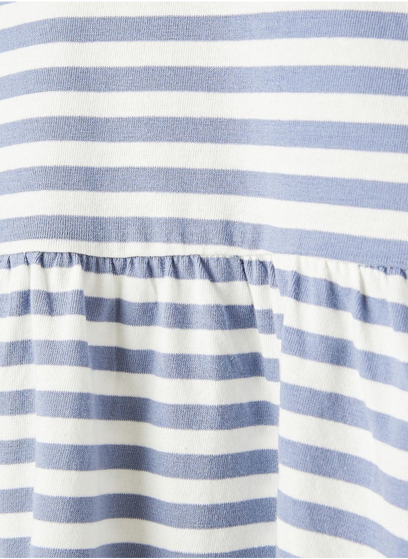 NAME IT - Kids Stripe Print Dress - Image 1