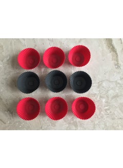 Bybirgül Red Anthracite Silicone Mini Cake, Muffin, Brownie Mold 12 Pieces, Suitable for Airfryer - pzsku/Z27DAC16B23CEAF5E5F74Z/45/_/1725722937/182894e2-0f22-4f73-a55b-ee46fe25ab7e