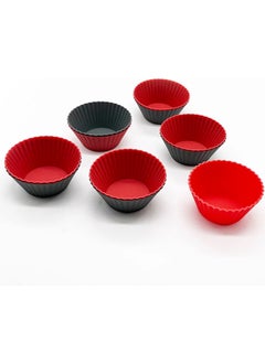 Bybirgül Red Anthracite Silicone Mini Cake, Muffin, Brownie Mold 12 Pieces, Suitable for Airfryer - pzsku/Z27DAC16B23CEAF5E5F74Z/45/_/1725723009/e875d923-60ff-4db8-a637-927527d2e166