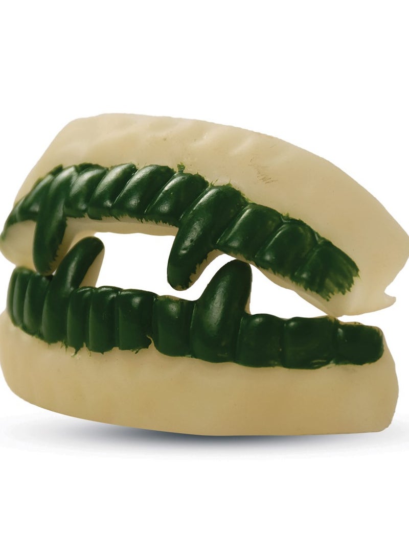 MAD TOYS Horror Green Monster Ugly Fake Teeth Props Toy for Trick or Treat Roleplay Dress Up Party Halloween Costume Accessories, Kids and Adult - Image 3