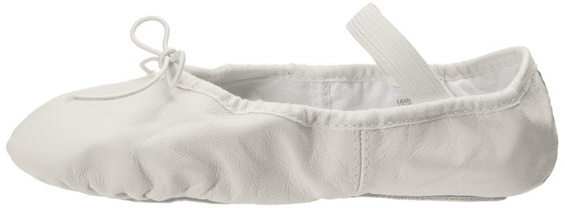 Bloch Women's Dansoft Full Sole Leather Ballet Slipper/Shoe, White, 6.5 Narrow - Image 5
