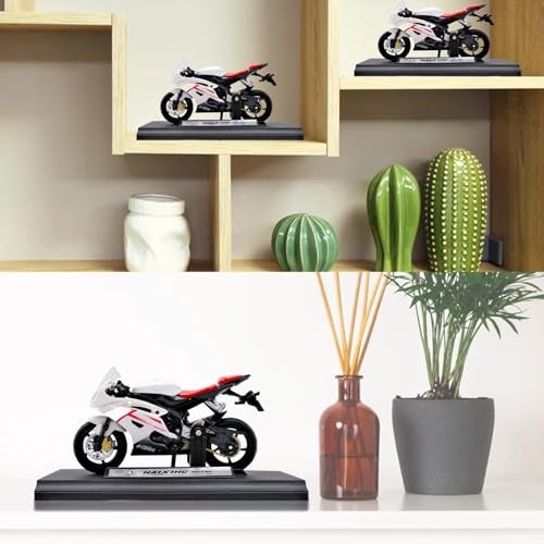 PLUSPOINT Diecast Motorcycle Toy Bike Scale Model Vehicles Alloy Simulation Superbike Also for Car Dashboard,Kids,Adult - Image 5