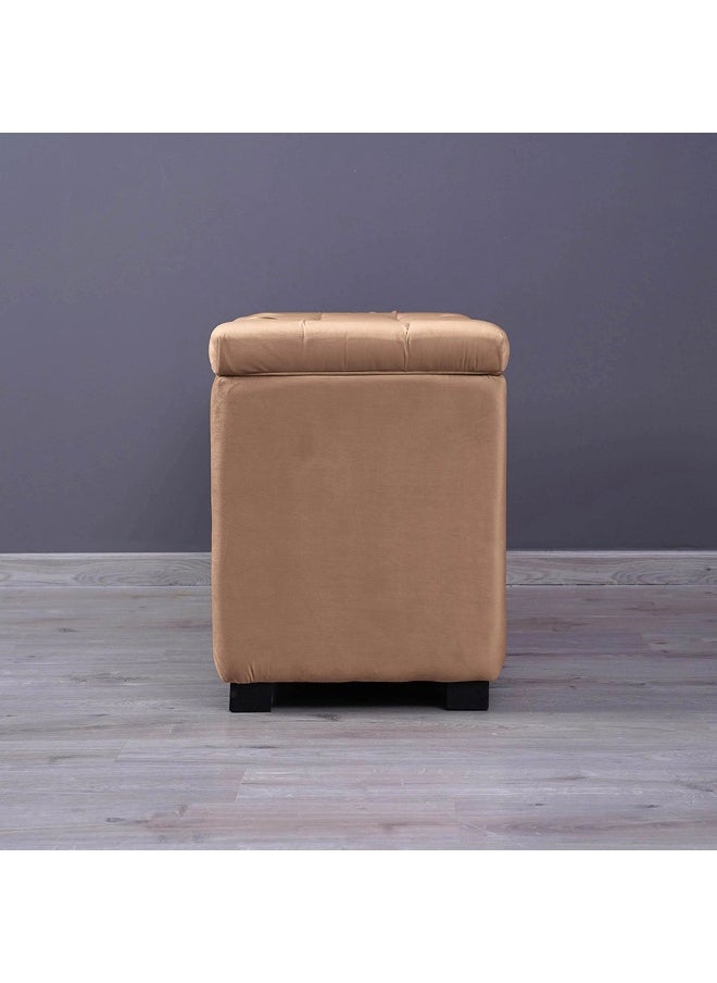 Pan Home Emirates Gigastorage Bench-Velvet~Gold  - Image 2