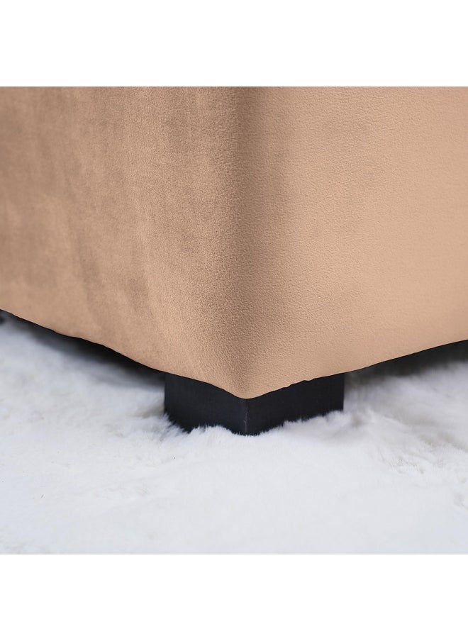 Pan Home Emirates Gigastorage Bench-Velvet~Gold  - Image 5