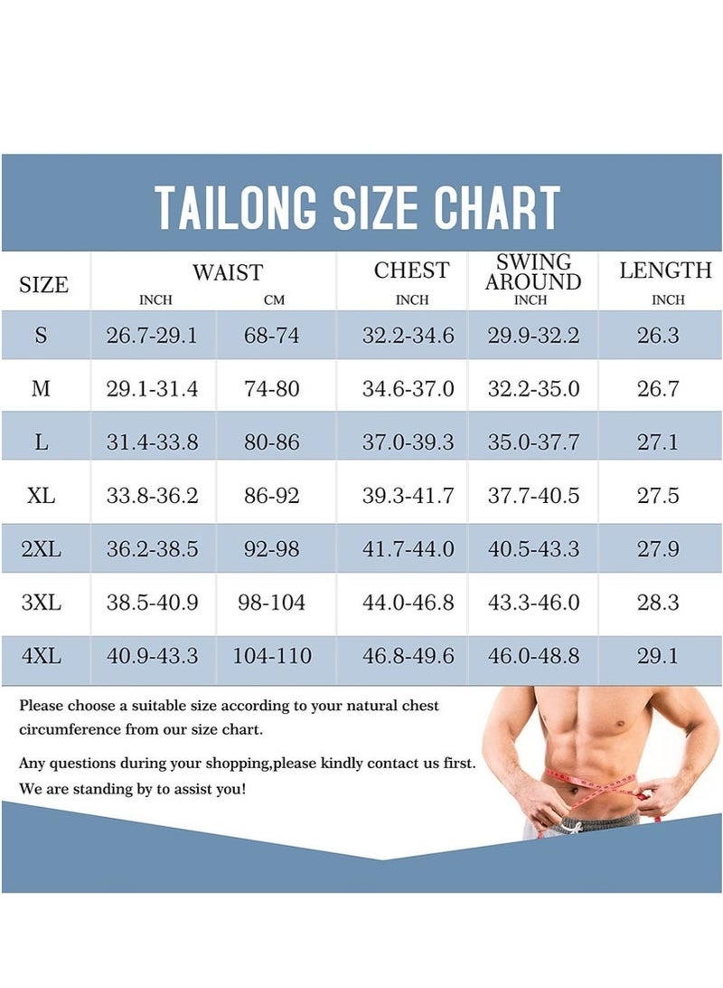 KENSON Compression Shirt for Men Slimming Undershirt Body Shaper Tank top Sleeveless Shapewear Vest Men White XL - Image 5