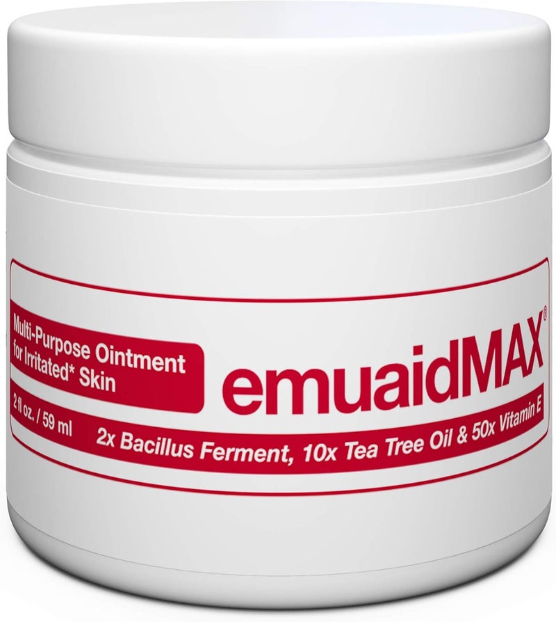 emuaid EMUAIDMAX Ointment for Itchy Skin Conditions Maximum Strength Treatment for Athletes Foot Psoriasis Jock Itch Anti Itch Rash Eczema Cold Sores Blisters and Skin Yeast Infection 2 oz - Image 2