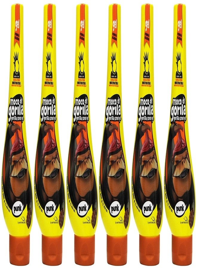 Moco De Gorila Gel Extreme Hold 11.99 Ounce (Yellow) Punk (355ml) (6 Pack) - Image 1