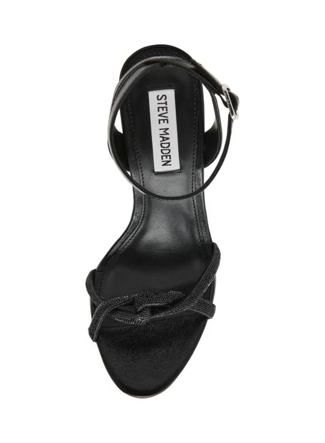 Steve Madden  Jewells Black Women's Heeled Sandals for Women | Best Price UAE