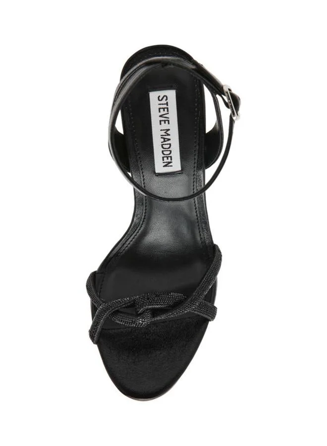Steve Madden  Jewells Black Women's Heeled Sandals for Women | Best Price UAE