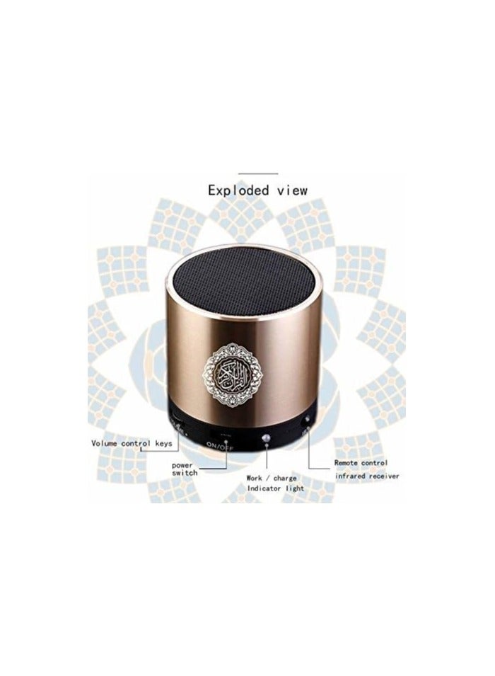 Remote Control Speaker Portable Quran Speaker MP3 Player 8GB TF FM Quran Koran Translator USB Rechargeable Speaker, Secure Digital, Micro SD - Image 3