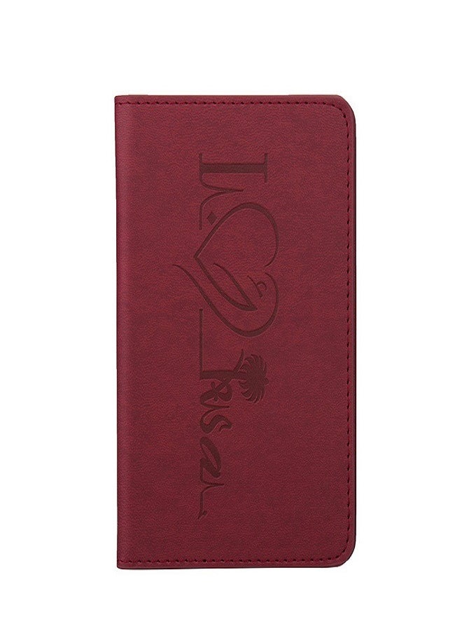 Beauenty Fashion Middle East Passport Holder – Durable Leather Cover with Cash  Card Slots  - Image 1