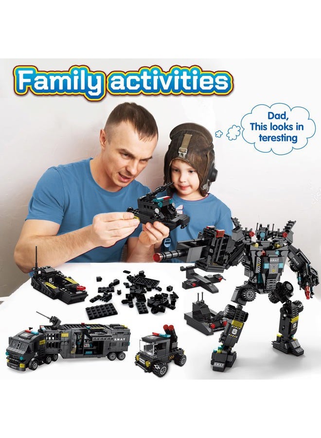 HISTOYE 51-in-1 Robot Building Kit for Kids Stem Building Toys Erector Set for Boys 8-12 Engineering Stem Projects Construction Building Blocks Toys Gifts for Boys Kids Age 6 7 8 9 10 11 12 Year Old - Image 2