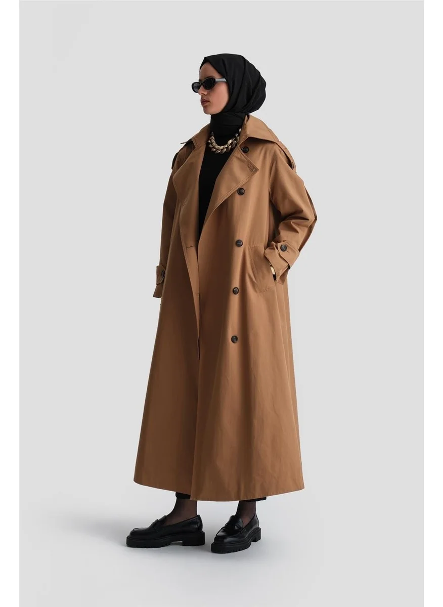 ARMINE Oversize Topcoat 24K8005 Camel