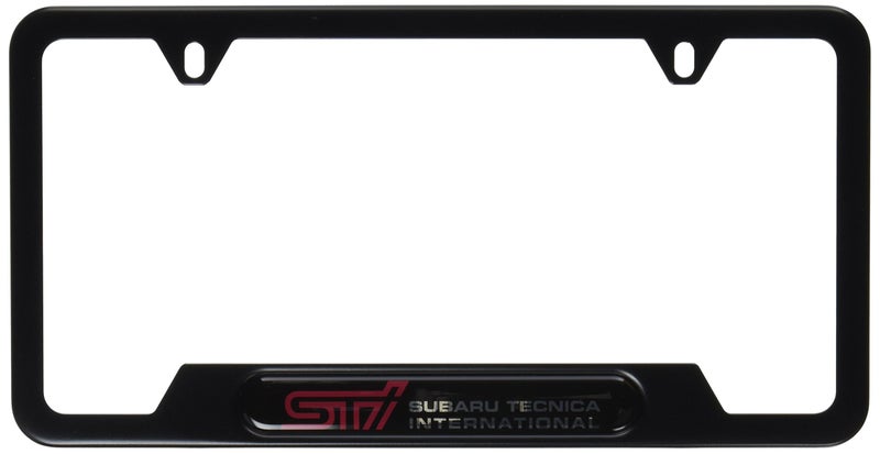 Subaru STi Logo Matte Black License Plate Frame - SOA342L126 - Genuine OEM - Image 5