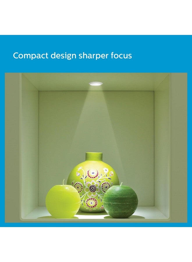 Philips فيلبس LED COB سبوت لايت | سبوت لايت أسترا ميني للعرض | ضوء عرض متميز ومضغوط مع قطع بقطر 1 بوصة | أبيض دافئ، عبوة من 12، 1 واط، مزود بحافة - Image 3