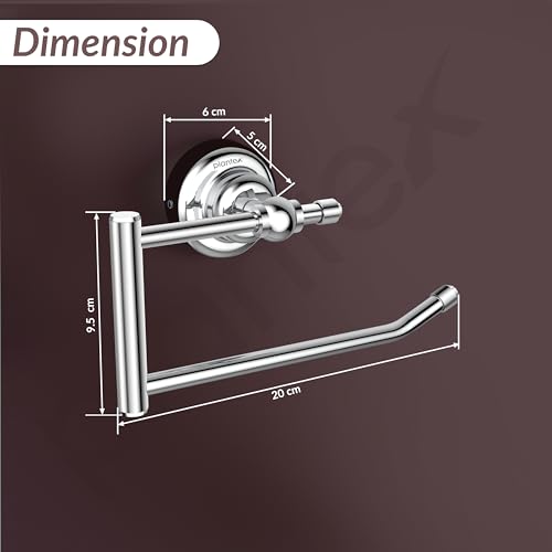 Plantex 304 Grade Stainless Steel Towel Ring/Napkin Hanger for Kitchen/Towel Holder for Wash Basin/Bathroom Accessories, Skyllo (Chrome Finish) - Image 3